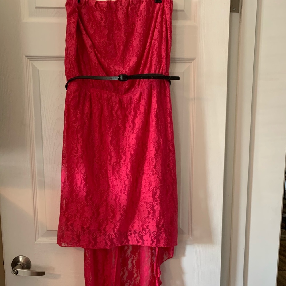 No boundaries high low dress size large